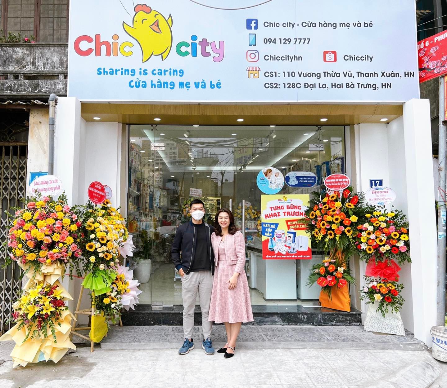 Chic City – Đối tác quan trọng của nhãn hàng bỉm Nhật Goldgi khai trương cơ sở 128C Đại La