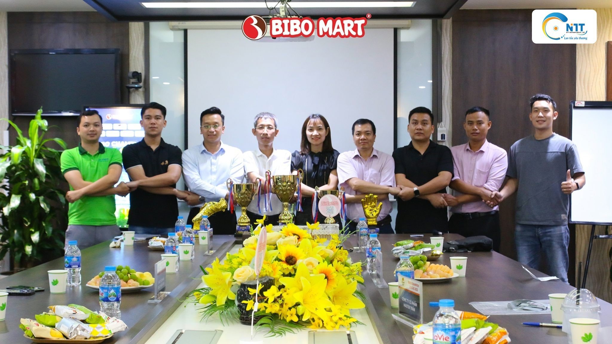 NTT Việt Nam FC năm trong bảng A giải bóng đá Bibo Champion League 2023